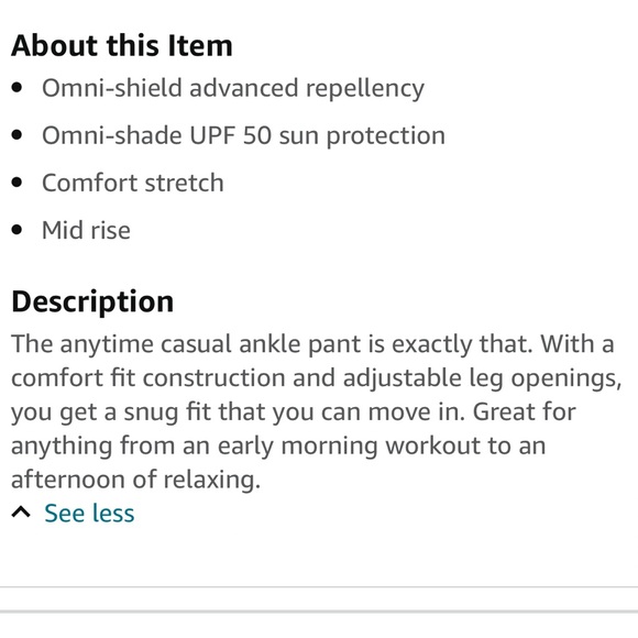 Columbia - Omni-shade Pants - Picture 7 of 7